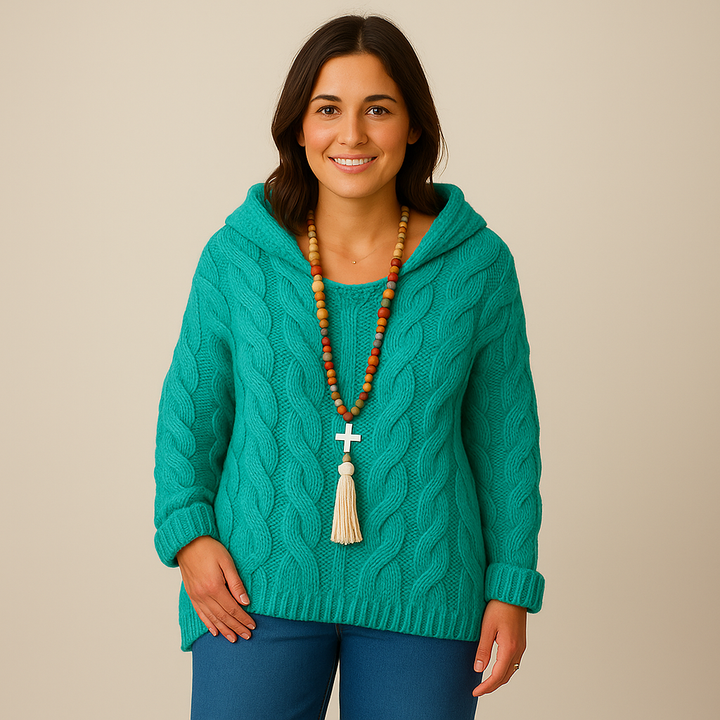 Lysa & Co – Cozy and Stylish Knit Hoodie