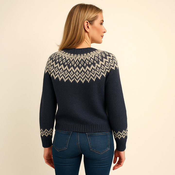 Lysa & Co - Classic Vintage Wool Knit Cardigan