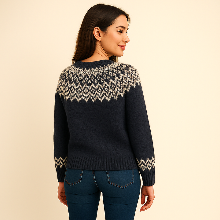 Lysa & Co - Classic Vintage Wool Knit Cardigan