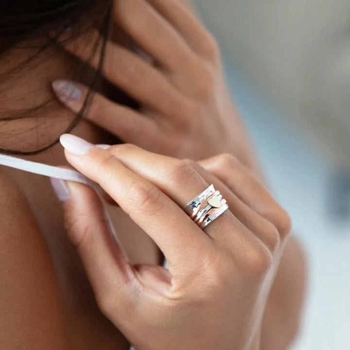 Kääntyvä Sydän Sormus