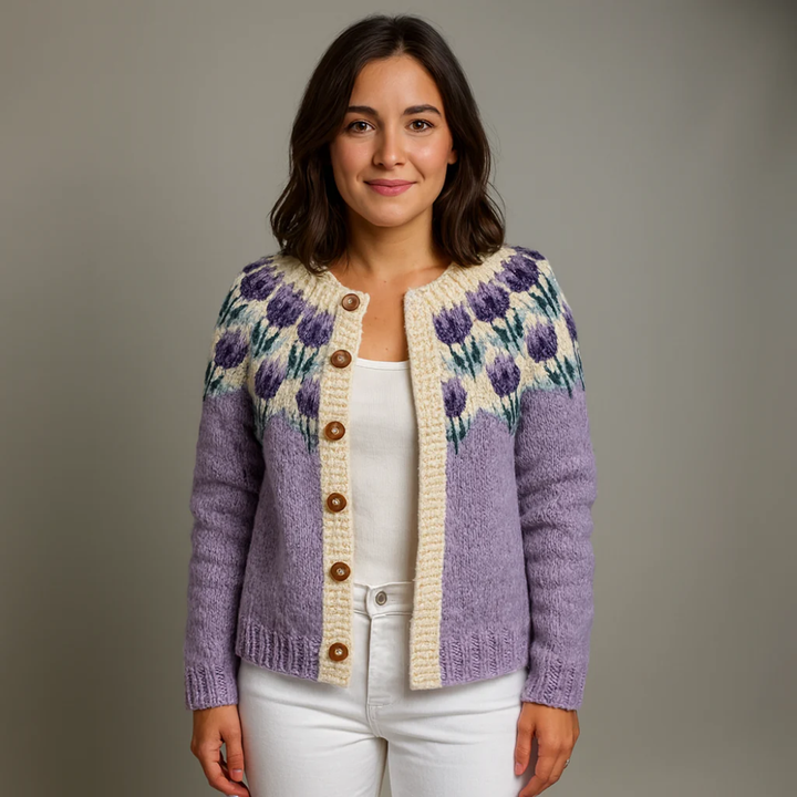Lysa & Co - Classic Icelandic Wool Vintage Cardigan