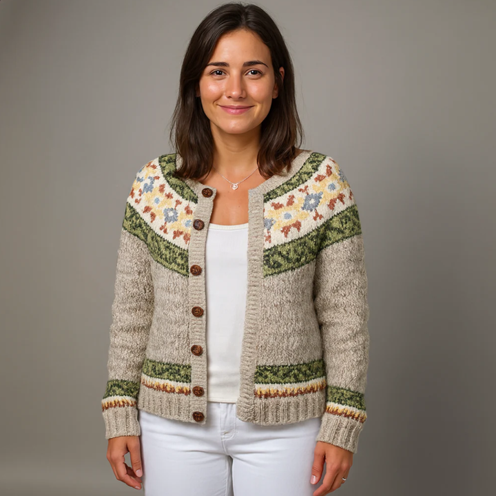 Lysa & Co - Inspired Vintage Icelandic Wool Cardigan
