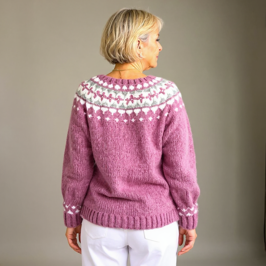 Lysa & Co - Retro Icelandic Wool Cardigan