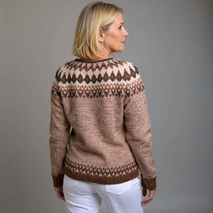Lysa & Co - Retro Icelandic Wool Cardigan