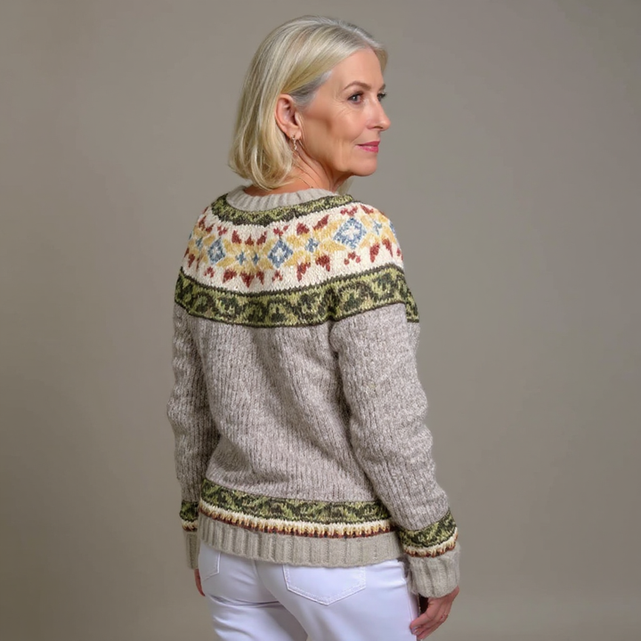 Lysa & Co - Inspired Vintage Icelandic Wool Cardigan