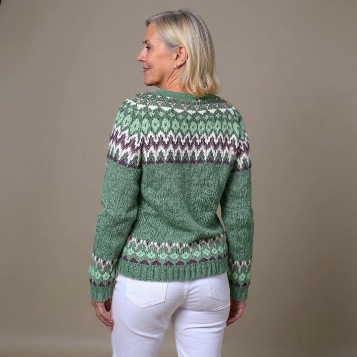 Lysa & Co - Retro Icelandic Wool Cardigan