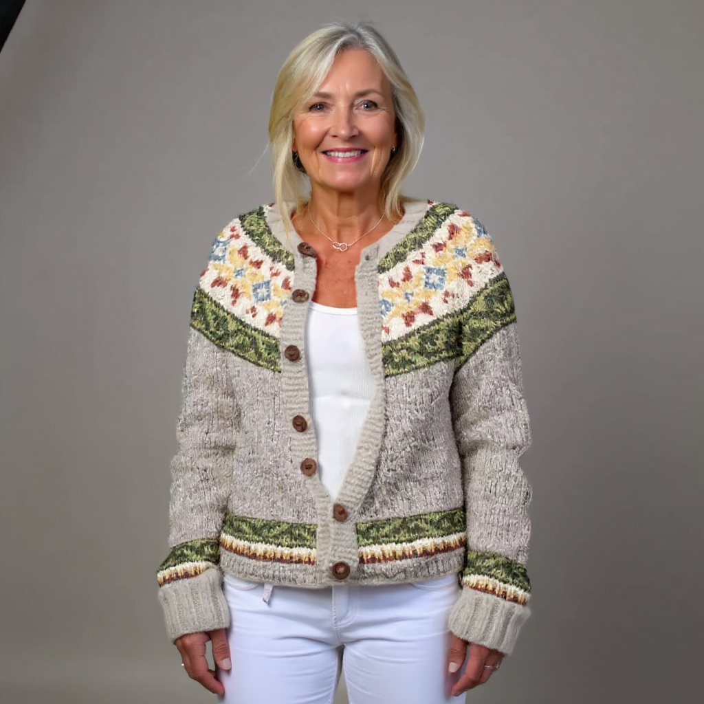 Lysa & Co - Inspired Vintage Icelandic Wool Cardigan